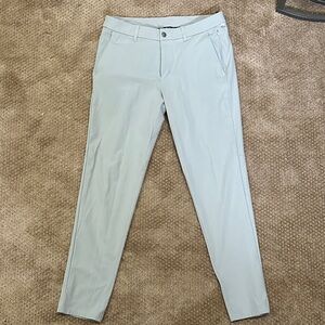 Lululemon Men’s Commission Slim Pants 34 x 34 Light Gray